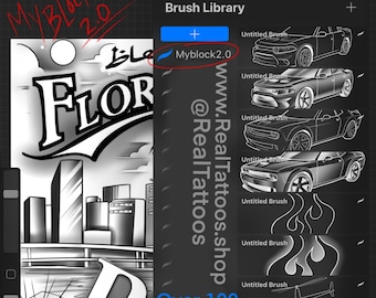 My Block 2.0 Procreate BrushSet
