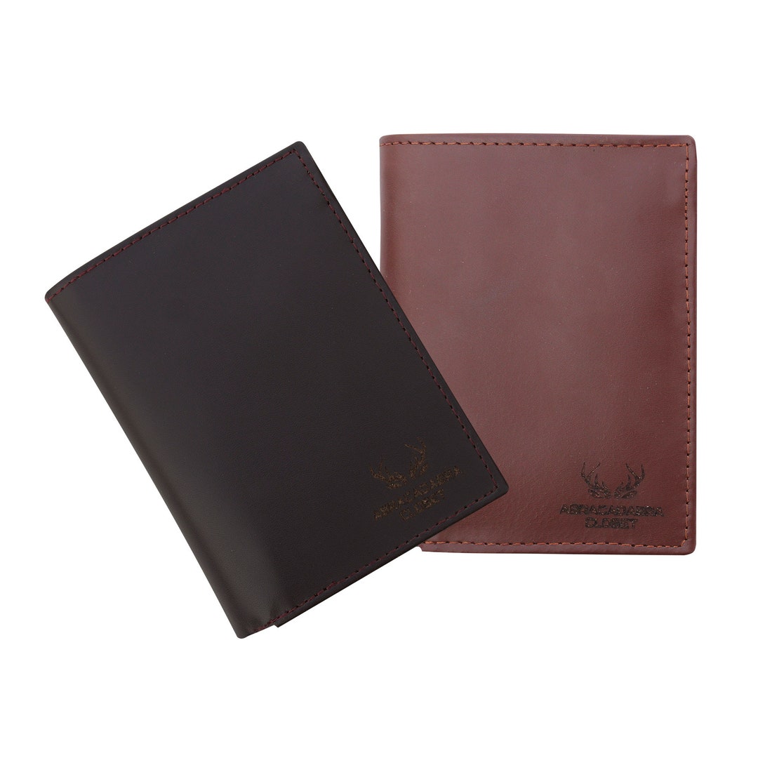 Personalized Wallet Bifold Brown Leather Wallet Groomsmen - Etsy