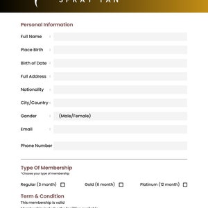 Spray tan consent form | Spray Tan Business| Spray Tan |Spray Tan Business | Spray Tan Template |Spray Tan Forms | Instant Downloads