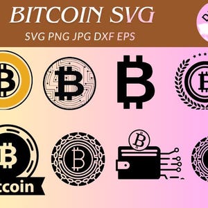 Bitcoin SVG, Bitcoin Cricut, Crypto Svg, Crypto Currency Svg, Bitcoin Cut Files, Bitcoin Files for Cricut, Bitcoin Clipart, Bitcoin Vector