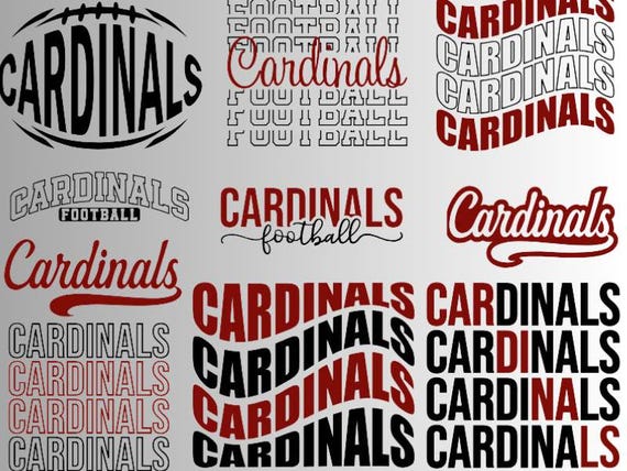 Cardinals SVG Bundle: Shirt Designs (Digital Download)