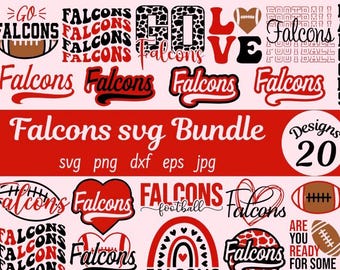 Falcons SVG Bundle: Football Shirt Designs (Digital Download)