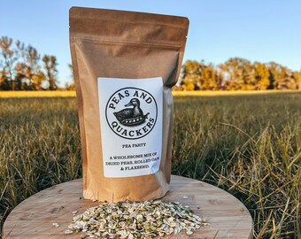 Natural Duck Chicken Treat Mix – Dried Peas, Oats & Flaxseed