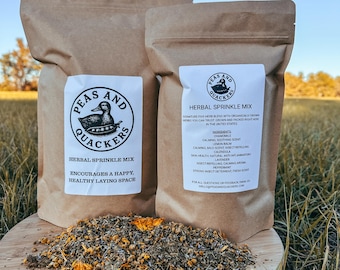 Natural Nesting Herb Blend for Ducks and Chickens – Herbal Sprinkle Mix