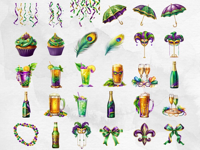 mardi gras party clipart