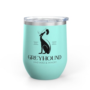 Greyhound Vineyard Wine Tumbler, 12oz