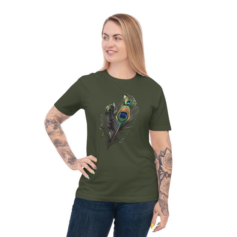 Unisex Organic Cotton T-Shirt – 100% Cotton Classic Jersey Tee, GOTS & PETA Certified, Sustainable Ethical Shirt, Eco-Friendly Gift Bild 3