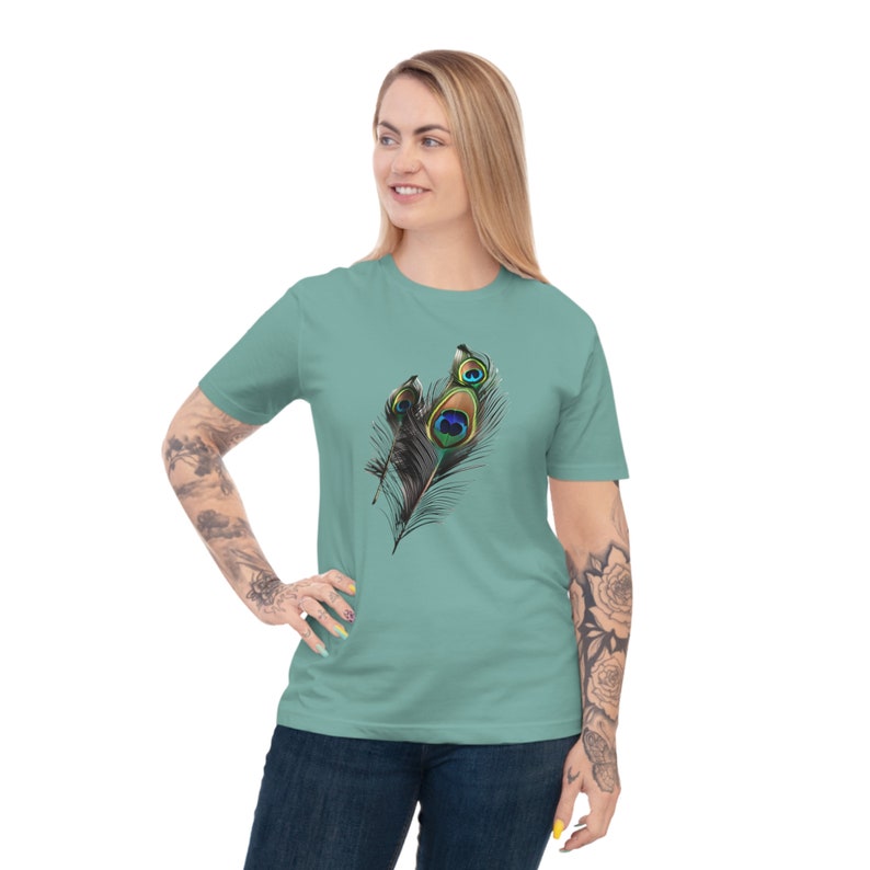 Unisex Organic Cotton T-Shirt – 100% Cotton Classic Jersey Tee, GOTS & PETA Certified, Sustainable Ethical Shirt, Eco-Friendly Gift Bild 5