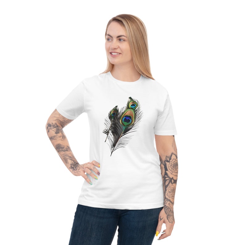 Unisex Organic Cotton T-Shirt – 100% Cotton Classic Jersey Tee, GOTS & PETA Certified, Sustainable Ethical Shirt, Eco-Friendly Gift Bild 6