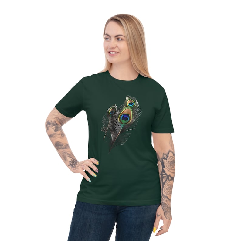 Unisex Organic Cotton T-Shirt – 100% Cotton Classic Jersey Tee, GOTS & PETA Certified, Sustainable Ethical Shirt, Eco-Friendly Gift Bild 2