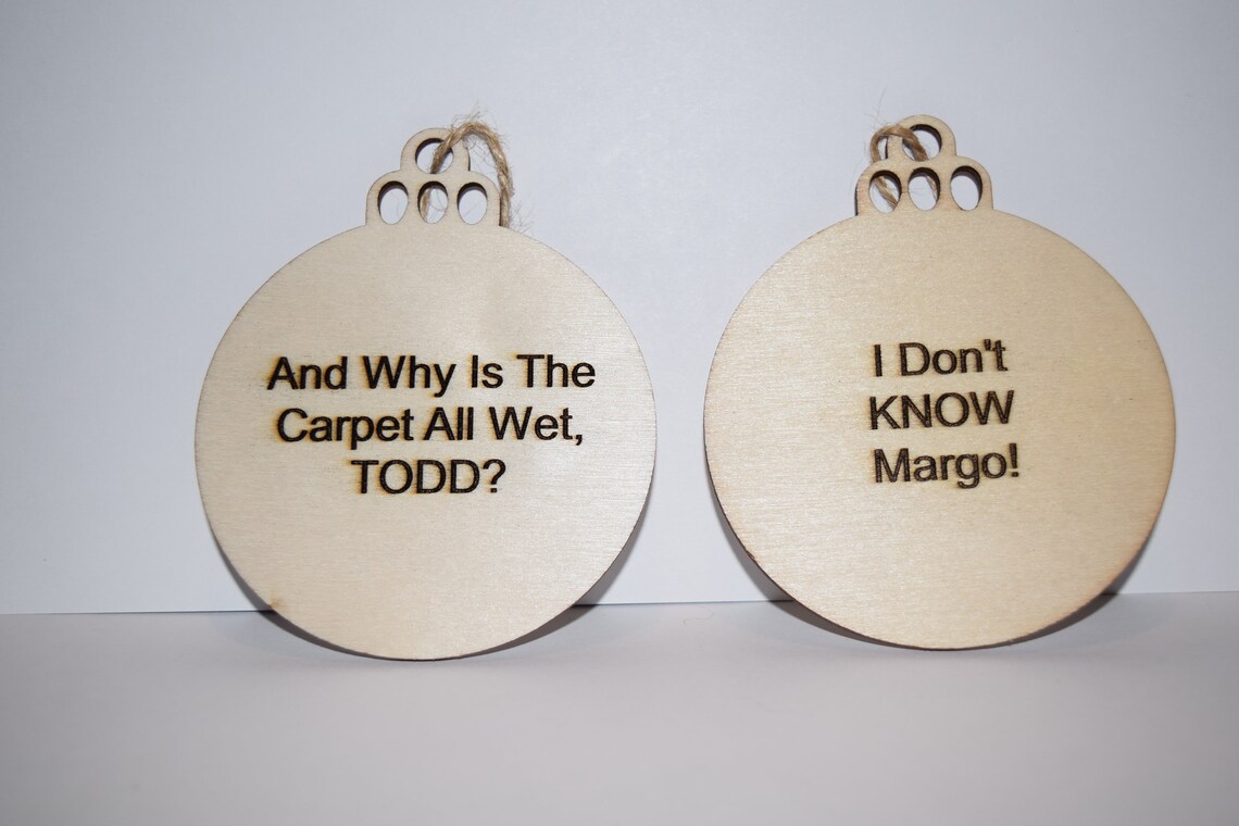 Christmas Vacation Todd/margo Quote - Etsy