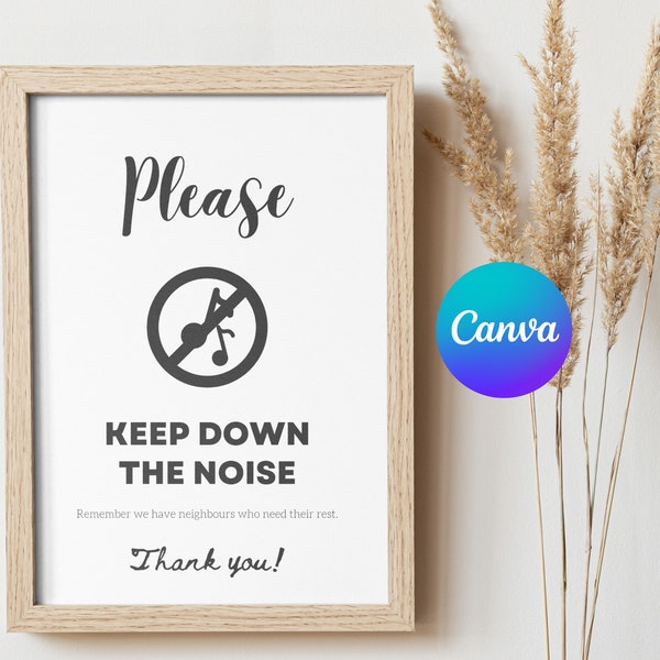 Noise Level Signage Etsy Australia