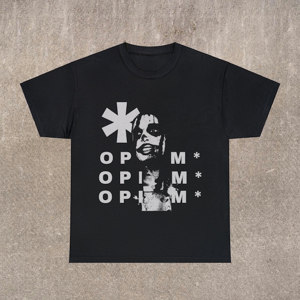 Opium T-shirt - Y2k Streetwear - Vintage Style - Unisex - Classic Fit - Trendy Graphic Tee
