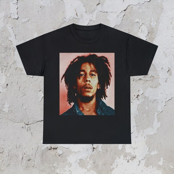 Bob Marley T-shirt | Vintage Style | Unisex | Classic Fit | Retro Graphic Tee | Birthday Gifts