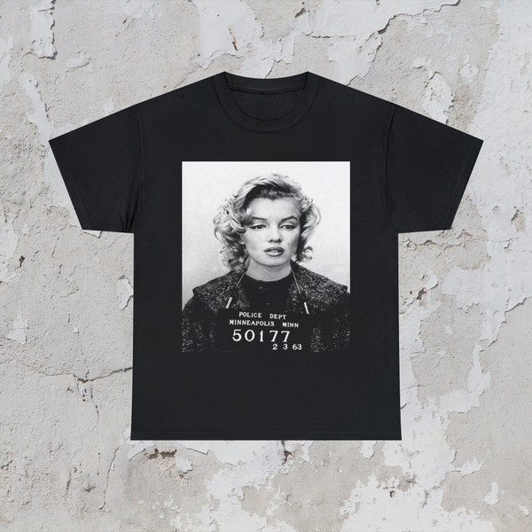 Marilyn Monroe T-shirt | Unisex | Vintage Style | Classic Fit | Retro | Birthday Gifts