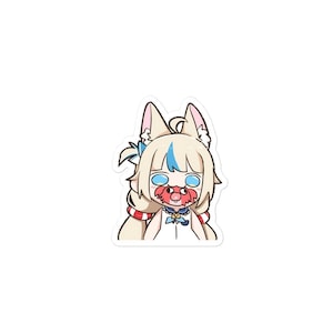 Saba Sameko Sticker fan Saba Vtuber Sameko Saba Peeker Sticker
