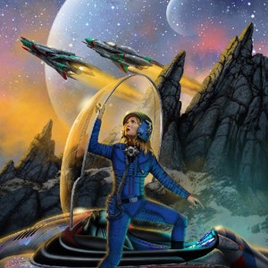 SALTATION cover art by David Mattingly for the book by Steve Miller and Sharon Lee