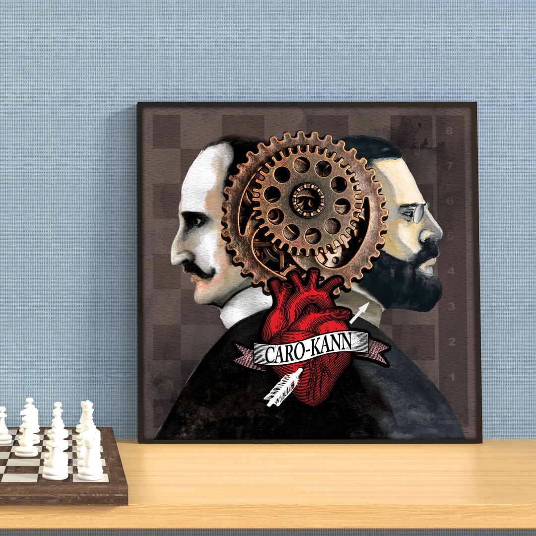 The Fried Liver Attack Chess Opening Poster Print Chess 