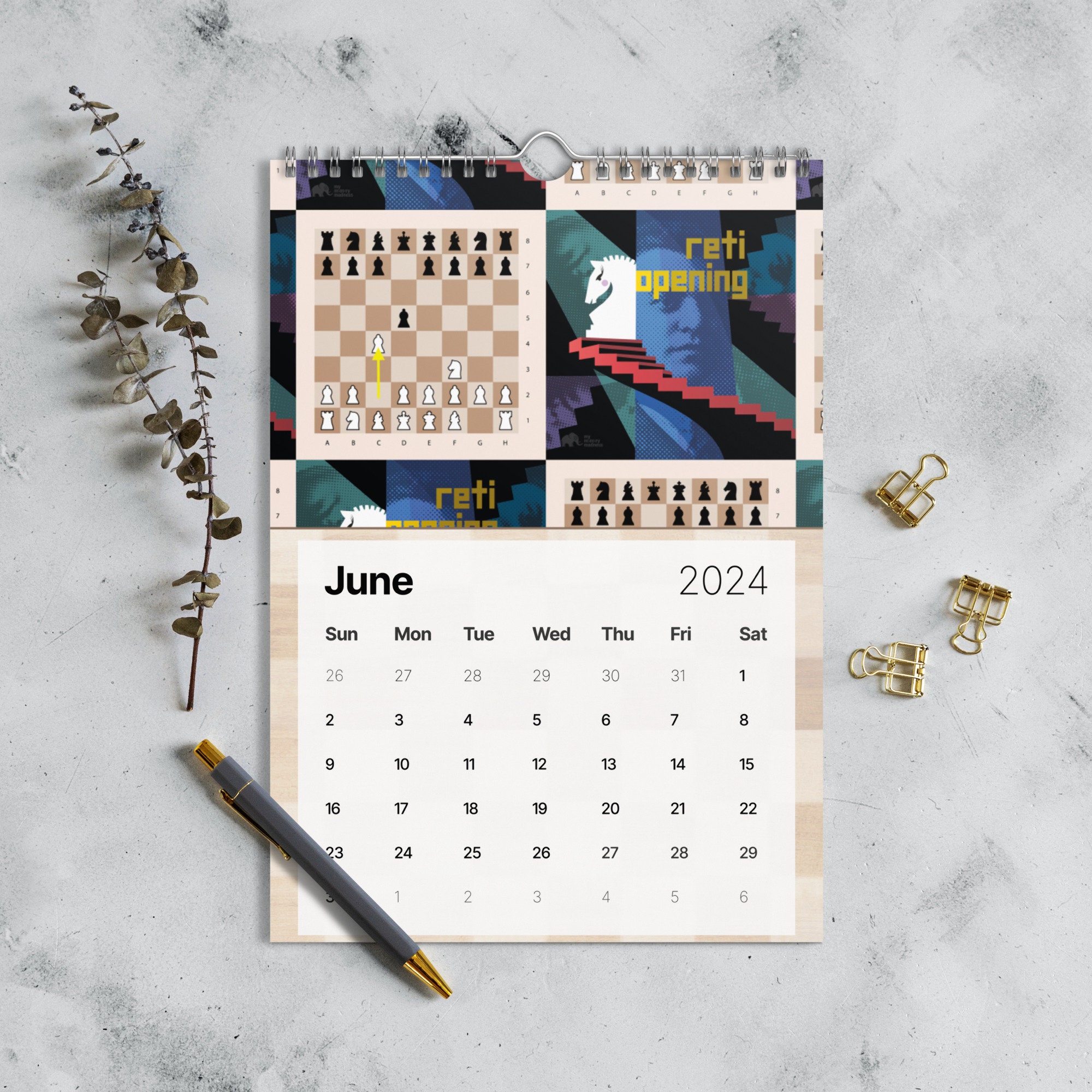 2021 Chess Calendar