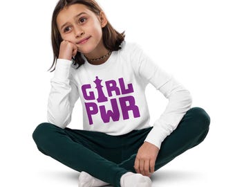 Girl Power Chess Long Sleeve Tee, Fearless Females
