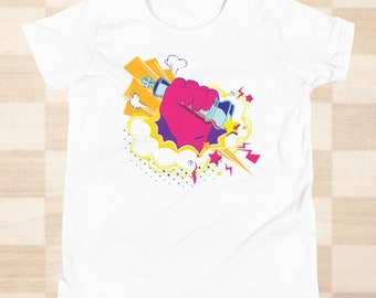 Victory Chess Checkmate Tee: Comic Pop Art Graphic Shirt