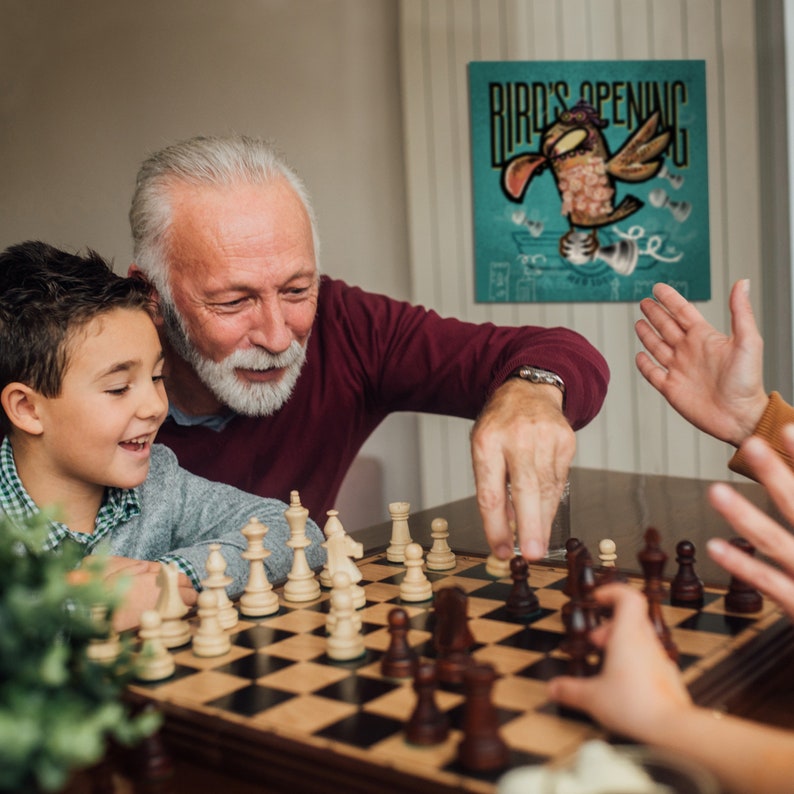 Bird's Opening Chess Poster: Visual Art - Etsy