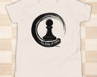 Chess T-Shirt: Zen Philosophy, Philidor 'Pawn - Soul of Chess'