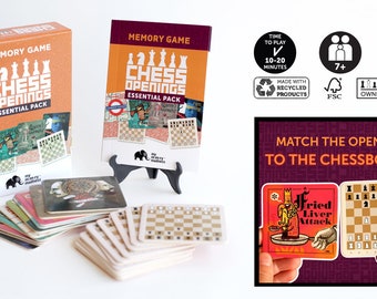 Chess Openings | Memory Game | Essential Pack | Complete Edition With Booklet by My Memory Madness