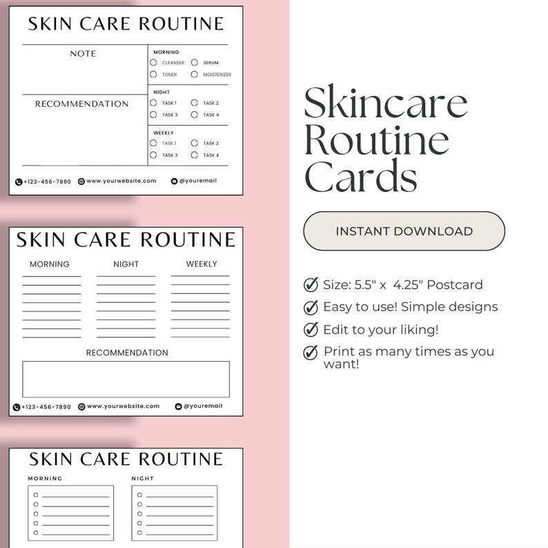 The postcard is 5.5"X 4.25" in size. Use all of the postcards or just edit your favorite!