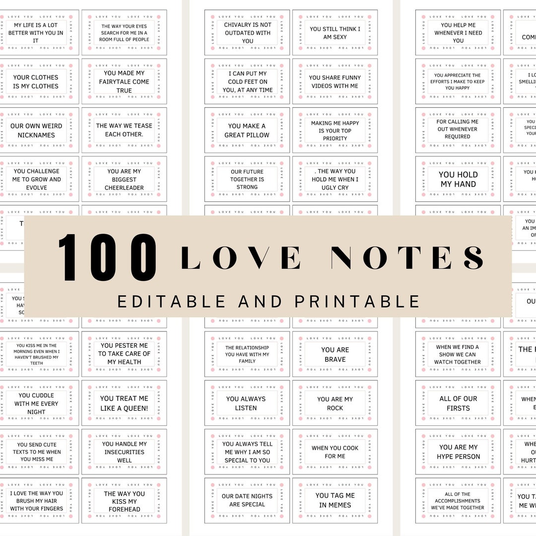 Reasons Why I Love You, Couple Cards, Love Messages, Printable Love ...
