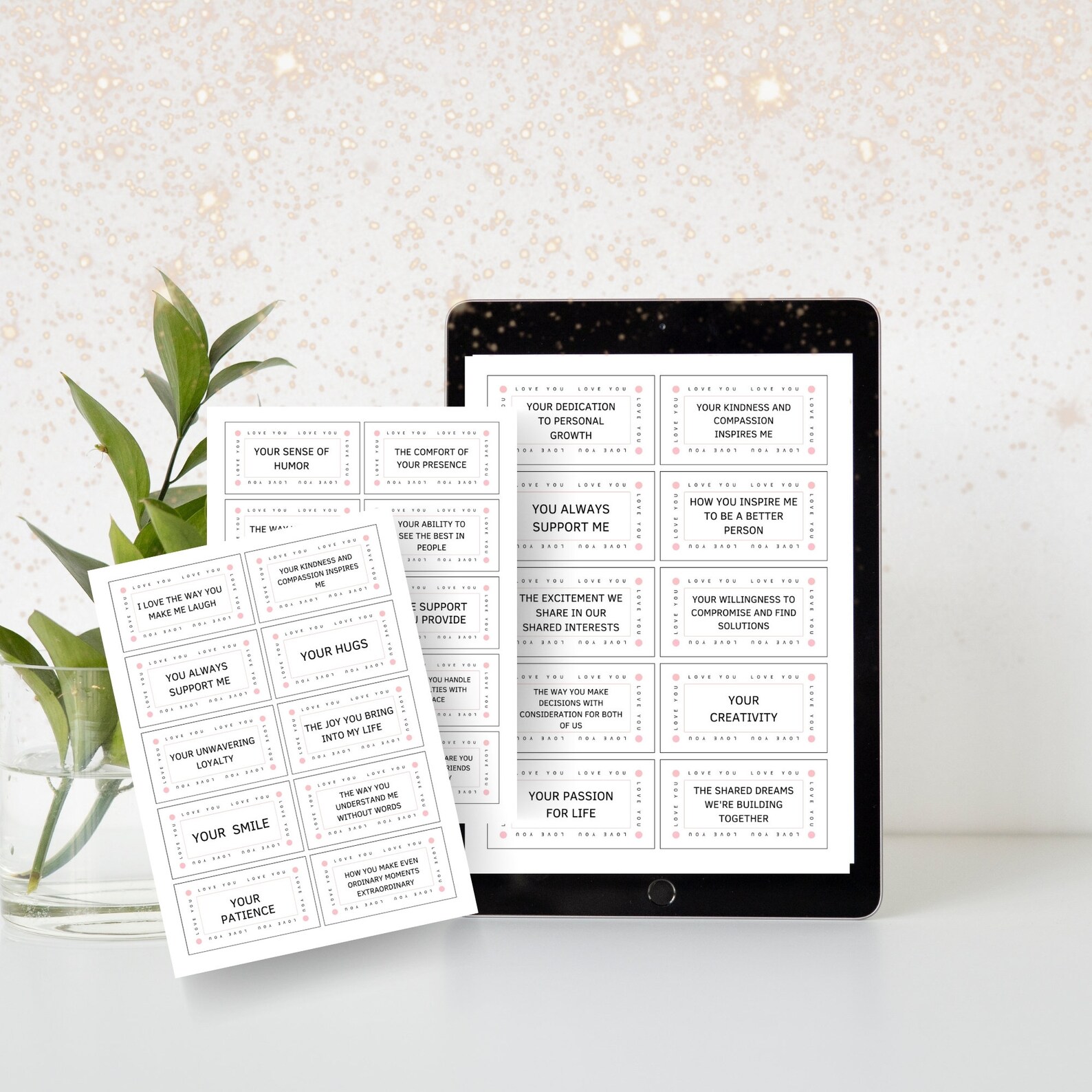 Reasons Why I Love You, Couple Cards, Love Messages, Printable Love ...