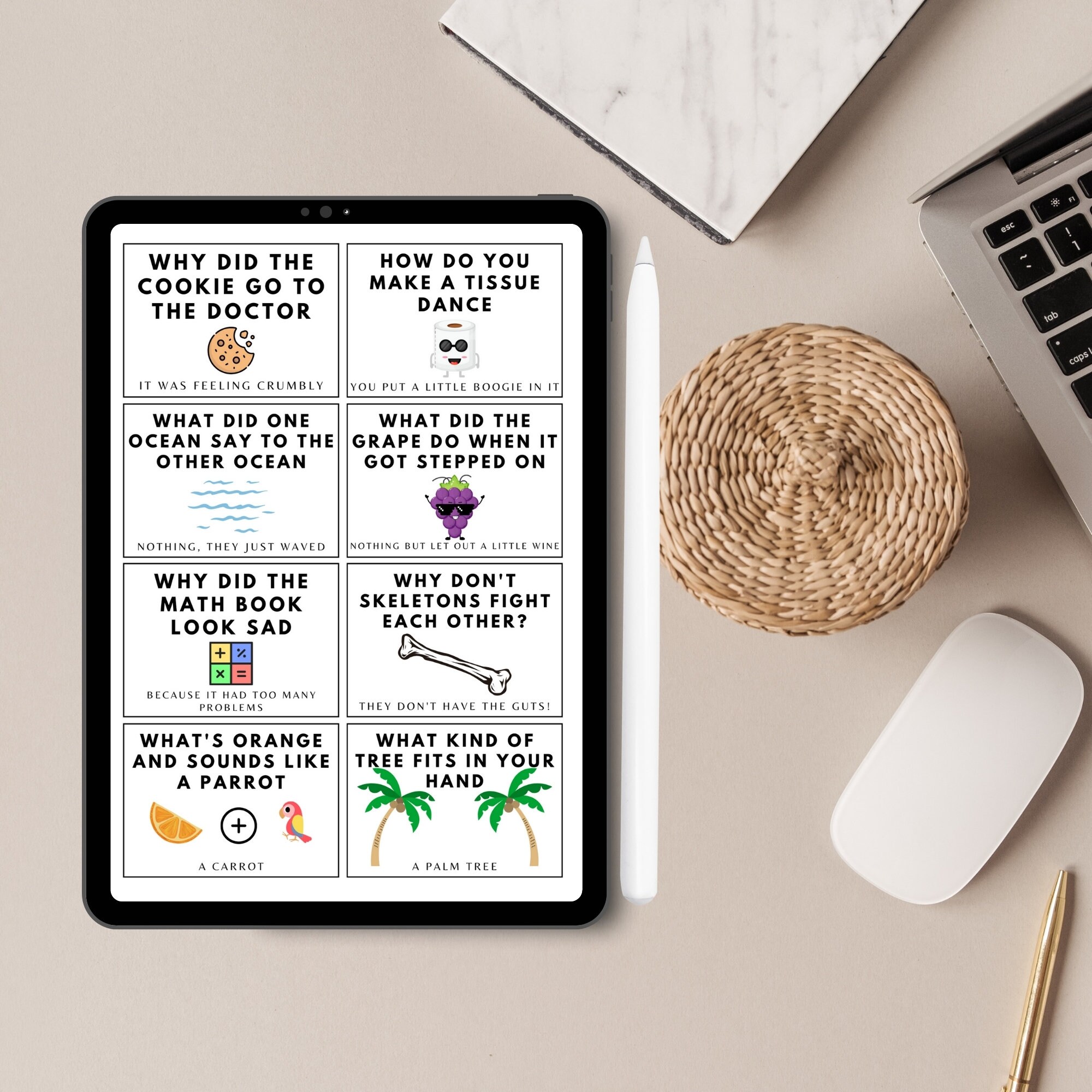 Lunchbox Jokes Printable, Editable Lunch Box Notes, Jokes for Kids ...