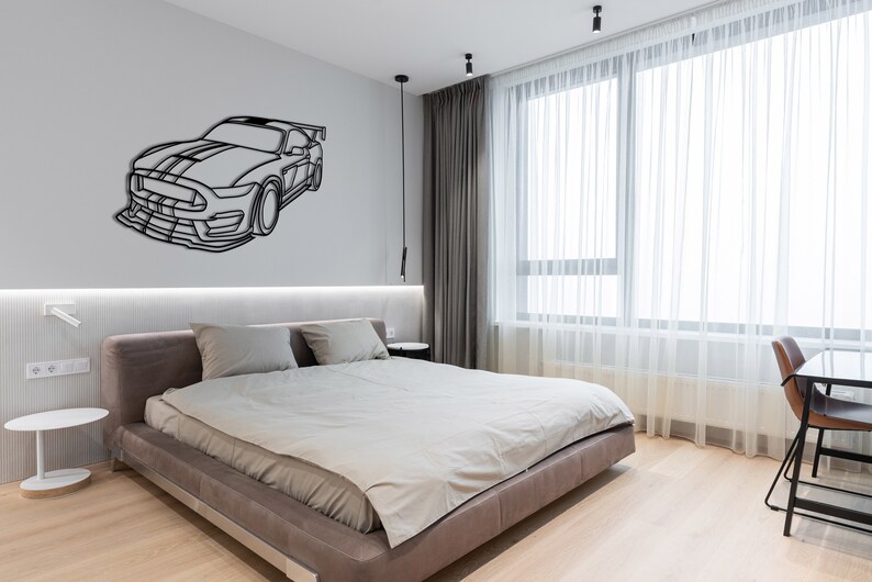 GTR Car Silhouette Metal Wall Art Garage Wall Decor Car Etsy