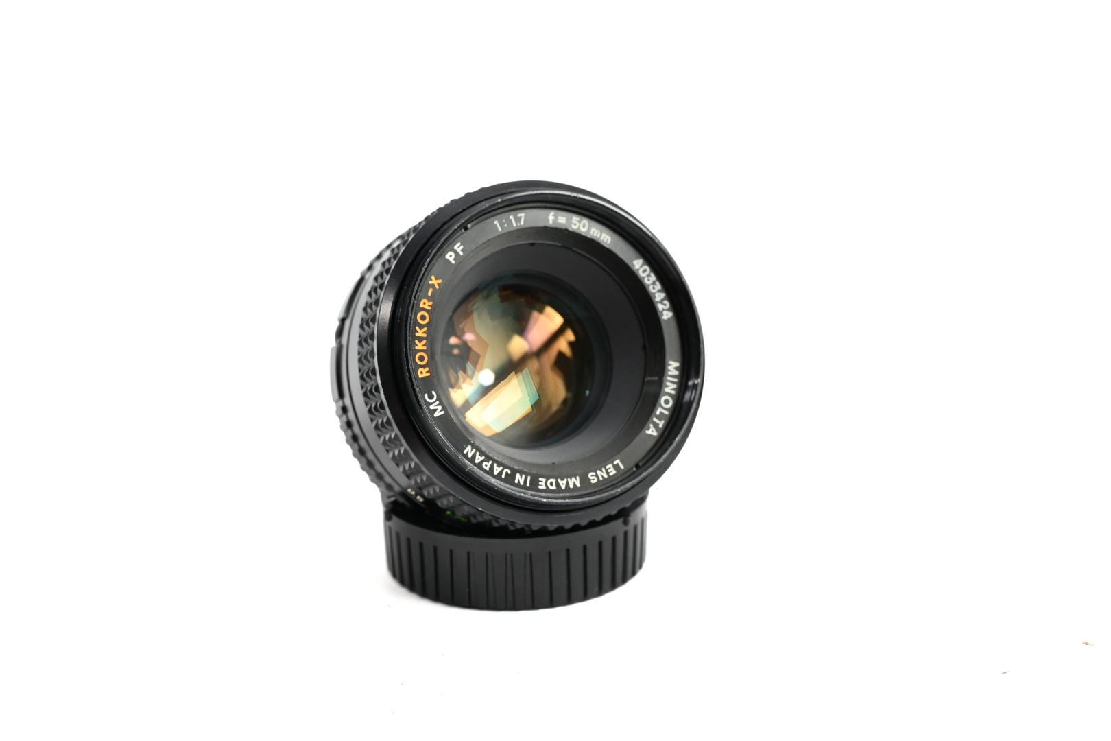 Minolta MC Rokkor-x PF 50mm F1.7 Vintage Lens Mc/md/sr Mount