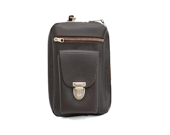 Vintage Faux leather case/camera pouch