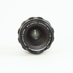 Minolta Macro MC W. Rokkor- QF 50MM F3.5 Prime Lens with Original accessories