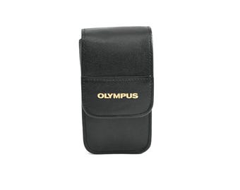 Genuine Olympus leather case gold letters for olympus stylus zoom  35mm cameras