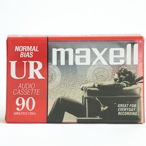 Blank Mawell UR audio cassette tape 90 minutes