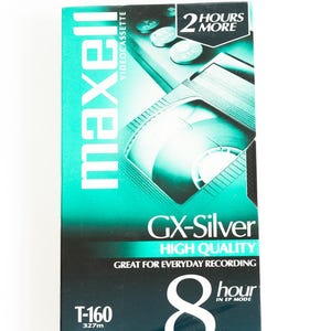 MAXELL Gx-silver vhs tape / for VHS players and camcorders