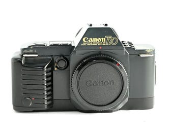 Vintage Canon T70 35mm Film SLR Camera W/ FD 50mm F/1.8 Lens