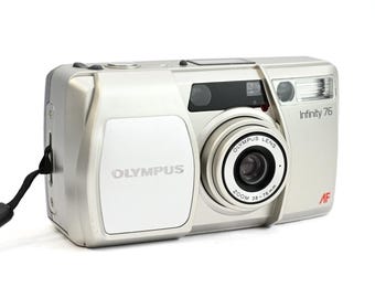Olympus Infinity S With 35mm 3.5 Point and Shoot Film Camera - Etsy