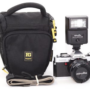 Minolta XG9 SLR 35mm camera / vintage film camera with rokkor lens