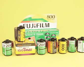 Single Expired 35mm Film Roll: Experimental Photography