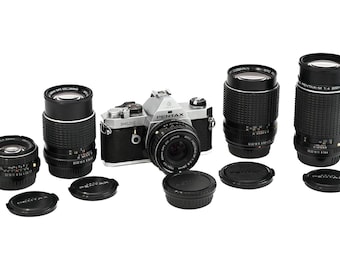 旭ペンタックスMX 35mmフィルムカメラ（リコー50mm f/2レンズ付き