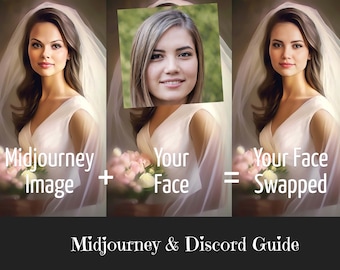 How to Use Your Face in Midjourney, A Midjourney and Discord Guide, Face Swap Guide, Midjourney Prompts, Midjourney AI Art, Learn Midjourney