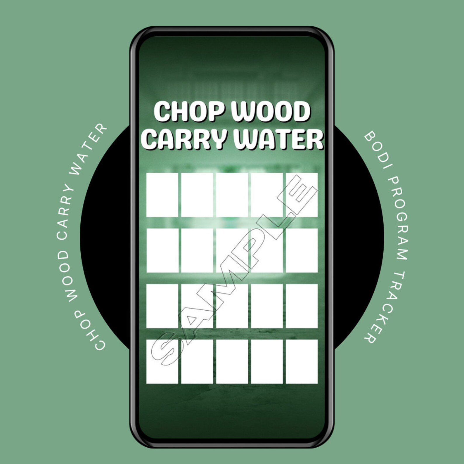 Chop Wood Carry Water Tracker | CWCW Amoila Cesar Bodi Program | Sweaty ...