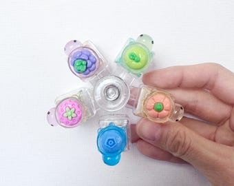 LED Mechanische Tastatur Fidget Spinner | Pastell Schlüsselkappen, DIY Schildkröten anhänger