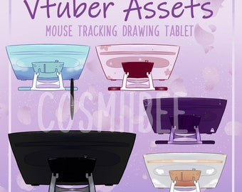 Drawing/Graphics Tablet (Pack 1) - Mouse Tracking Vtuber Asset (Vtube studio) -5 Variations-