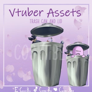 Trash Can Vtuber Asset - Vtube Studio - Twitch, Kick, Youtube