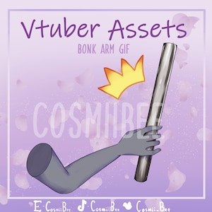 Pipe Bonk Gif- Vtuber Asset/Emote - Twitch Redeem, PNGTuber, GifTuber- Twitch, Kick, Youtube, Streaming